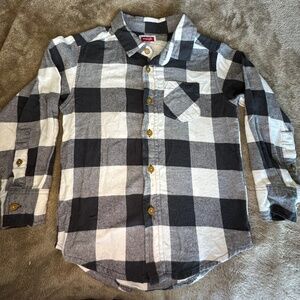 Wrangler Flannel Plaid Long Sleeve Shirt